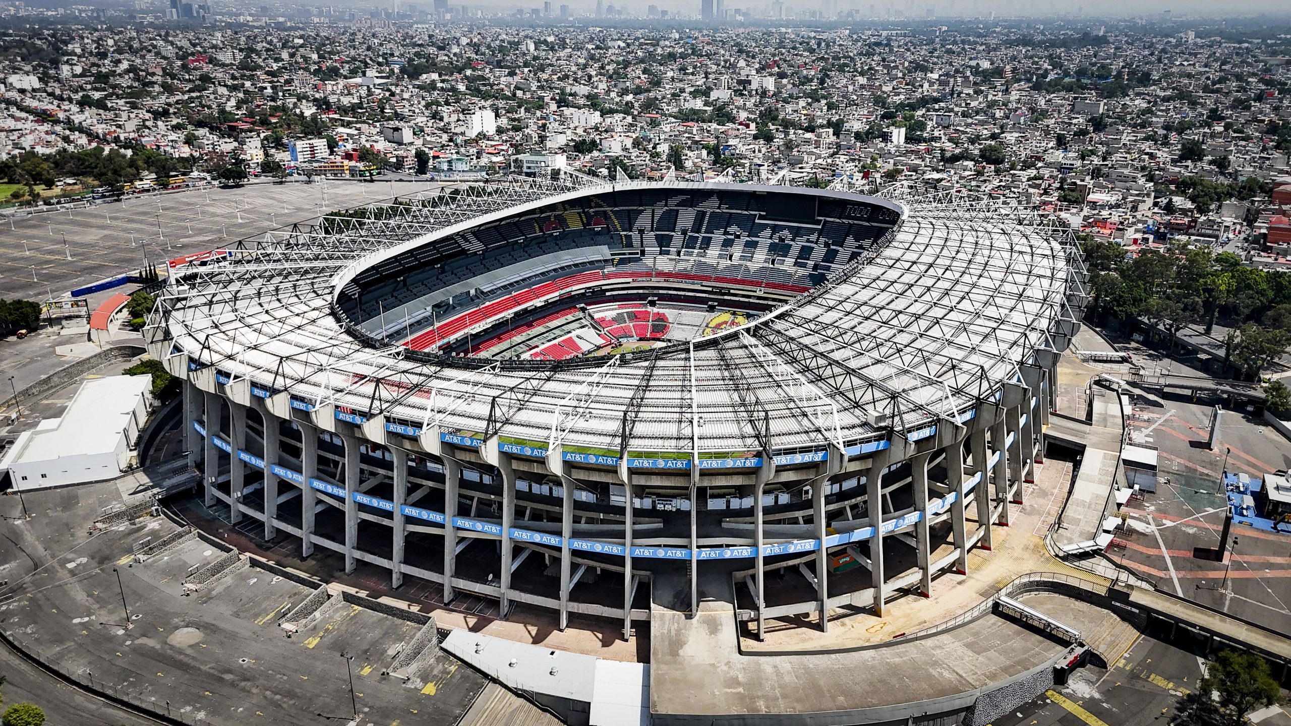 Estadio Azteca – biểu tượng với hình nền sân vận động Estadio Azteca